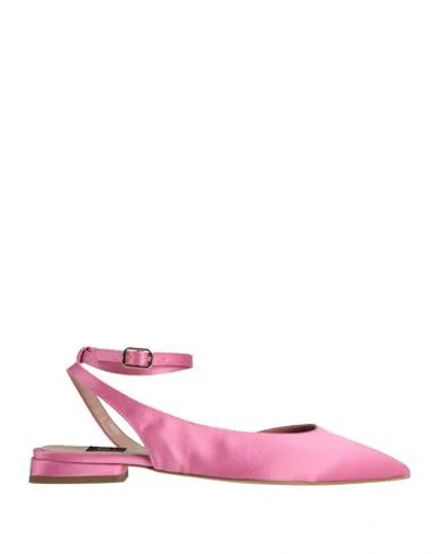 Islo Isabella Lorusso Woman Ballet Flats Fuchsia Size 11 Textile Fibers In Pink