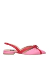 Islo Isabella Lorusso Woman Ballet Flats Fuchsia Size 8 Textile Fibers In Pink