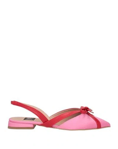 Islo Isabella Lorusso Woman Ballet Flats Fuchsia Size 8 Textile Fibers In Pink