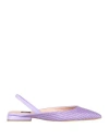 Islo Isabella Lorusso Woman Ballet Flats Light Purple Size 10 Synthetic Fibers