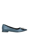 Islo Isabella Lorusso Woman Ballet Flats Midnight Blue Size 10 Synthetic Fibers
