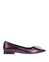 Islo Isabella Lorusso Woman Ballet Flats Purple Size 11 Synthetic Fibers In Purple