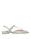 Islo Isabella Lorusso Woman Ballet Flats Sage Green Size 11 Textile Fibers