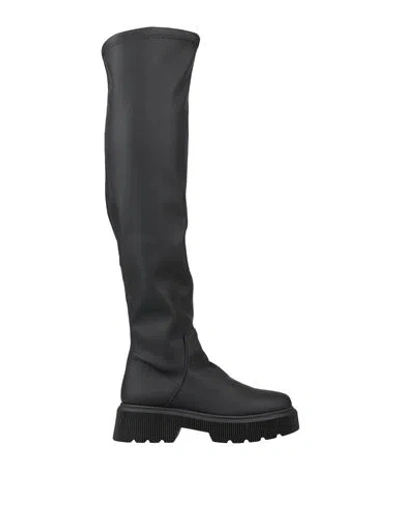 Islo Isabella Lorusso Woman Knee Boots Black Size 6 Textile Fibers