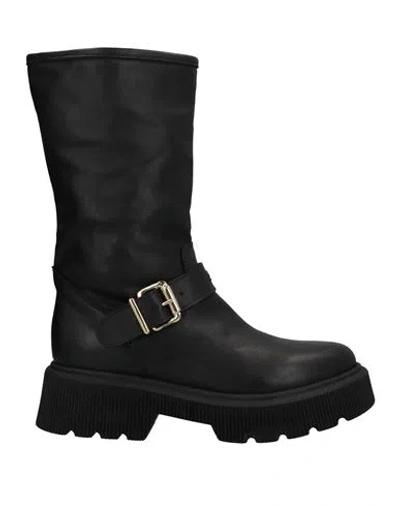 Islo Isabella Lorusso Woman Knee Boots Black Size 11 Calfskin