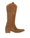 Islo Isabella Lorusso Woman Boot Camel Size 8 Leather In Beige