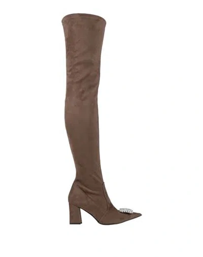 Islo Isabella Lorusso Woman Boot Khaki Size 7 Textile Fibers