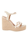 Islo Isabella Lorusso Woman Espadrilles Beige Size 11 Leather, Textile Fibers