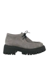 Islo Isabella Lorusso Woman Lace-up Shoes Grey Size 7 Leather