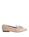 Islo Isabella Lorusso Woman Loafers Beige Size 11 Textile Fibers In Beige