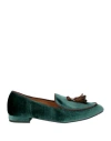 Islo Isabella Lorusso Woman Loafers Emerald Green Size 8 Textile Fibers In Green