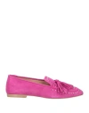 Islo Isabella Lorusso Woman Loafers Fuchsia Size 8 Leather In Pink