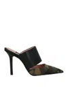Islo Isabella Lorusso Woman Mules & Clogs Military Green Size 8 Textile Fibers In Green
