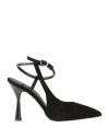 Islo Isabella Lorusso Woman Pumps Black Size 7 Soft Leather, Pvc - Polyvinyl Chloride In Black