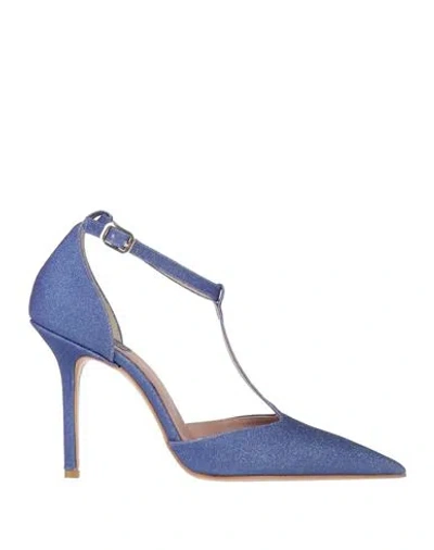 Islo Isabella Lorusso Woman Pumps Bright Blue Size 11 Textile Fibers