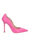 Islo Isabella Lorusso Woman Pumps Fuchsia Size 7 Soft Leather In Pink