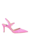 Islo Isabella Lorusso Woman Pumps Fuchsia Size 11 Textile Fibers In Pink