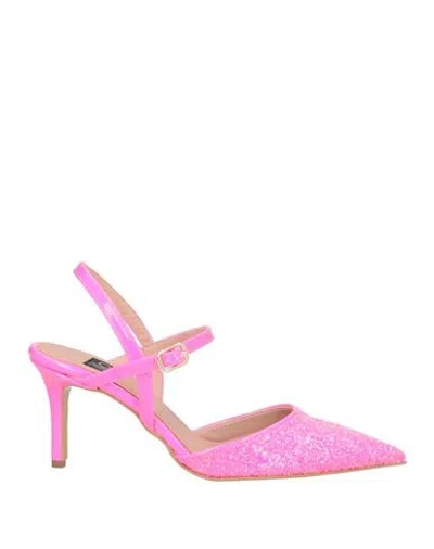 Islo Isabella Lorusso Woman Pumps Fuchsia Size 11 Textile Fibers In Pink