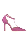 Islo Isabella Lorusso Woman Pumps Fuchsia Size 8 Textile Fibers In Pink