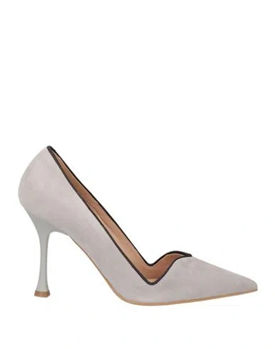 Islo Isabella Lorusso Woman Pumps Grey Size 8 Leather