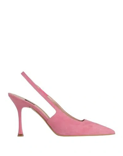 Islo Isabella Lorusso Woman Pumps Pink Size 7 Leather