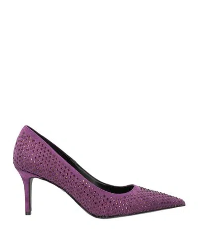 Islo Isabella Lorusso Woman Pumps Purple Size 10 Textile Fibers