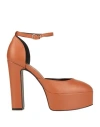 Islo Isabella Lorusso Woman Pumps Tan Size 11 Soft Leather In Brown