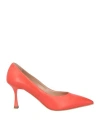 Islo Isabella Lorusso Woman Pumps Tomato Red Size 7 Leather