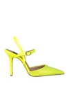 Islo Isabella Lorusso Woman Pumps Yellow Size 11 Textile Fibers In Yellow