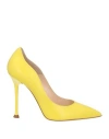 Islo Isabella Lorusso Woman Pumps Yellow Size 9 Soft Leather In Yellow