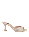 Islo Isabella Lorusso Woman Sandals Beige Size 11 Textile Fibers