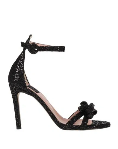 Islo Isabella Lorusso Woman Sandals Black Size 11 Textile Fibers