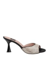 Islo Isabella Lorusso Woman Sandals Black Size 11 Textile Fibers
