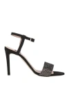 Islo Isabella Lorusso Woman Sandals Black Size 11 Textile Fibers In Black