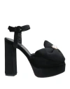 Islo Isabella Lorusso Woman Sandals Black Size 7 Textile Fibers