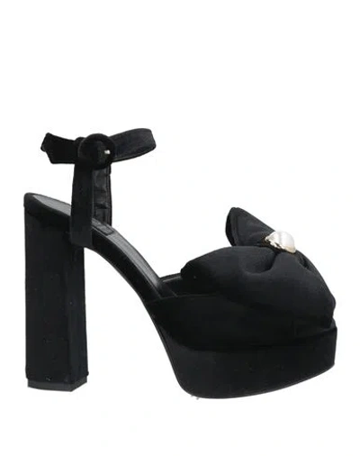 Islo Isabella Lorusso Woman Sandals Black Size 7 Textile Fibers