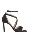 Islo Isabella Lorusso Woman Sandals Black Size 11 Textile Fibers In Black