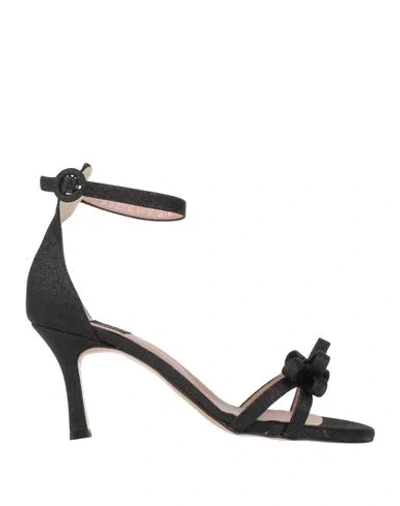 Islo Isabella Lorusso Woman Sandals Black Size 11 Textile Fibers