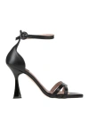Islo Isabella Lorusso Woman Sandals Black Size 11 Textile Fibers In Black