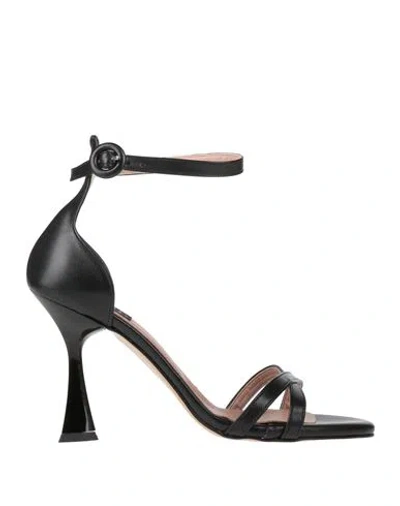 Islo Isabella Lorusso Woman Sandals Black Size 11 Textile Fibers