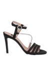 Islo Isabella Lorusso Woman Sandals Black Size 11 Textile Fibers