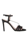 Islo Isabella Lorusso Woman Sandals Black Size 11 Textile Fibers