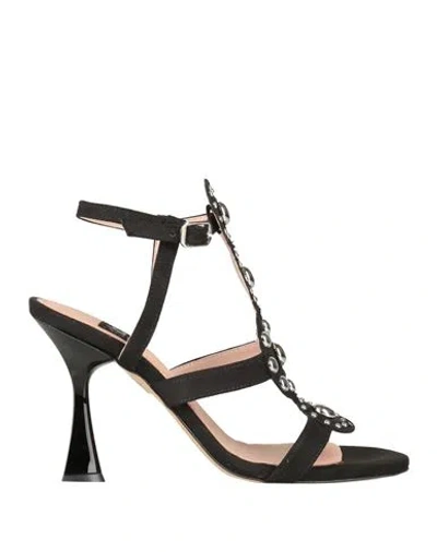 Islo Isabella Lorusso Woman Sandals Black Size 10 Textile Fibers