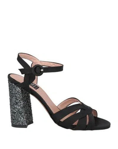 Islo Isabella Lorusso Woman Sandals Black Size 11 Textile Fibers