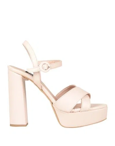 Islo Isabella Lorusso Woman Sandals Blush Size 11 Textile Fibers In Pink