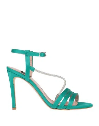 Islo Isabella Lorusso Woman Sandals Emerald Green Size 11 Textile Fibers