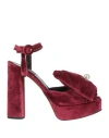 Islo Isabella Lorusso Woman Sandals Garnet Size 7 Textile Fibers In Red