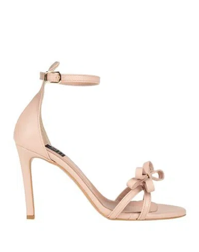 Islo Isabella Lorusso Woman Sandals Light Pink Size 6 Textile Fibers