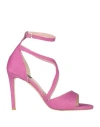 Islo Isabella Lorusso Woman Sandals Mauve Size 11 Textile Fibers In Purple
