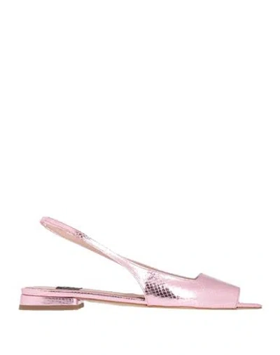 Islo Isabella Lorusso Woman Sandals Pink Size 8 Textile Fibers